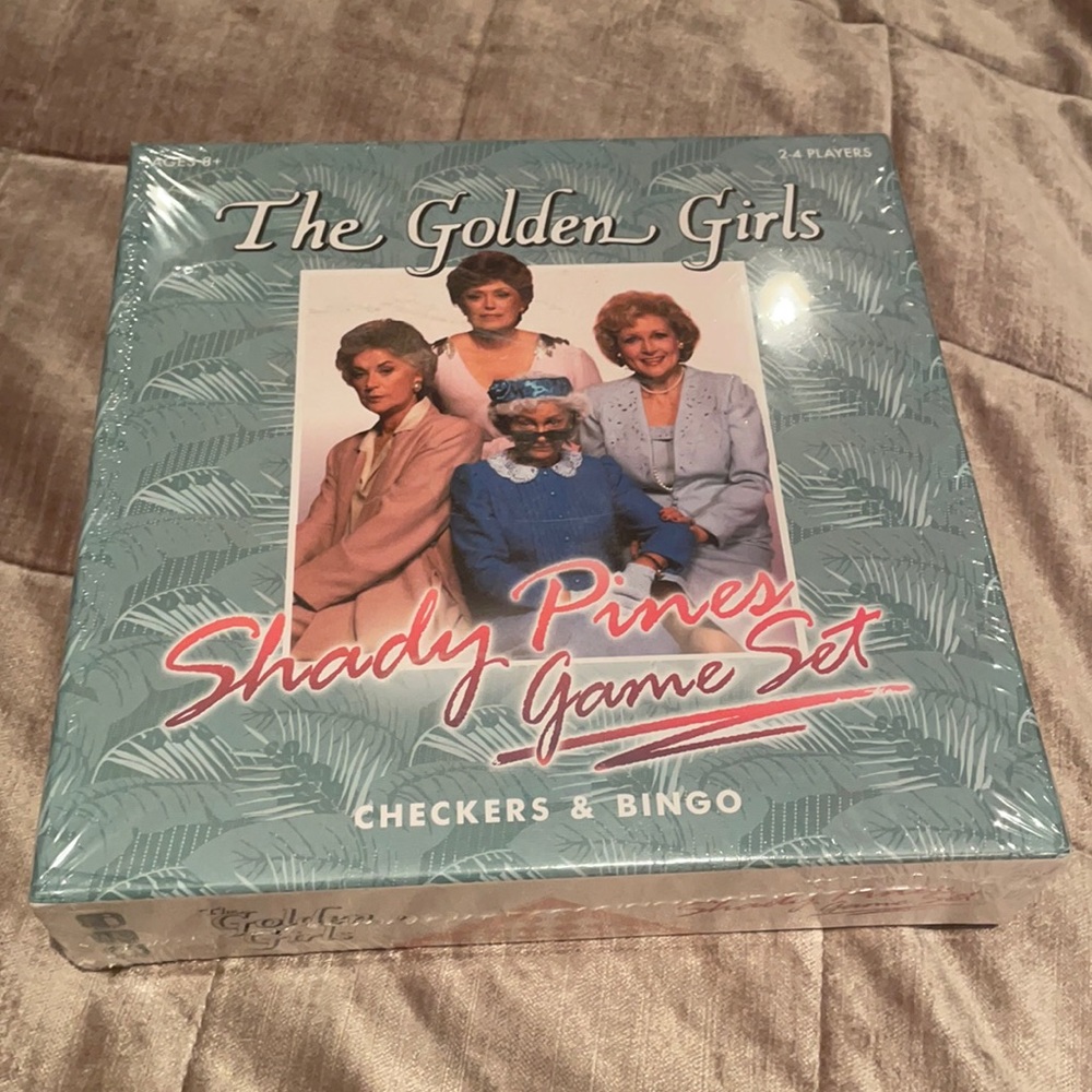 Golden Girls Bingo & Checkers Game NWOTS